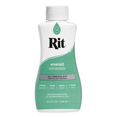 slide 1 of 1, Rit Dye Liquid Emerald Green - 8 Fz, 8 fl oz