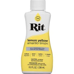 Rit Yellow Number 1 Liquid Fabric Dye - 8 Fz