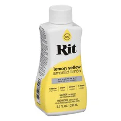 Rit Yellow Number 1 Liquid Fabric Dye - 8 Fz