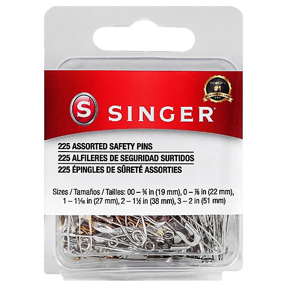 slide 1 of 1, Singer Safety Pins Value Pack - 225 Ct, 225 ct