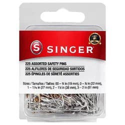 Singer Safety Pins Value Pack - 225 Ct