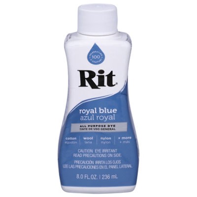 slide 1 of 1, Rit Royal Blue Number 29 Liquid Fabric Dye - 8 Fz, 8 fl oz