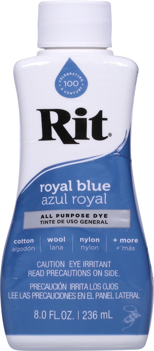 slide 4 of 11, Rit Royal Blue Number 29 Liquid Fabric Dye - 8 Fz, 8 fl oz