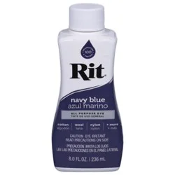 Rit Navy Blue Number 30 Liquid Fabric Dye - 8 Fz
