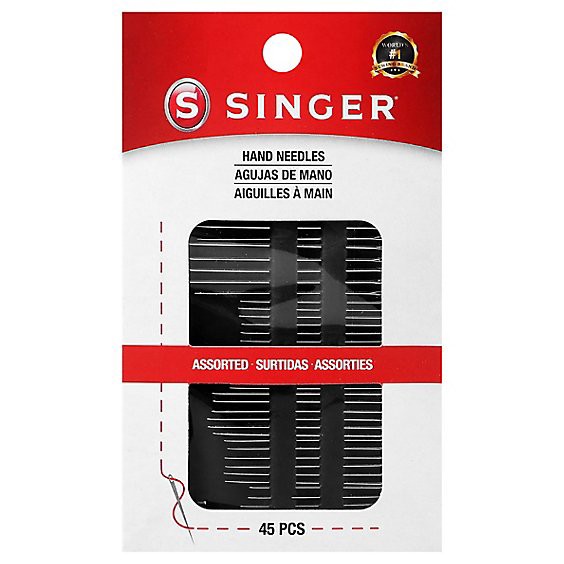 slide 1 of 3, Singer Hand Needles Astd - 45 Ct, 45 ct