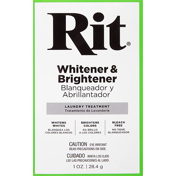 slide 1 of 1, Rit Dye Powder Fabric Whitener No 50 - 1.125oz, 1.125 oz