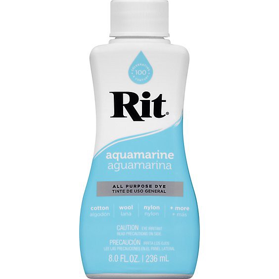 slide 1 of 1, Rit Dye Liquid Aquamarine - 8 Fz, 8 fl oz