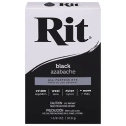 Rit Black Number 15 Powder Fabric Dye - 1.125 Oz