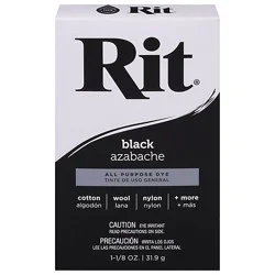 Rit Black Number 15 Powder Fabric Dye - 1.125 Oz