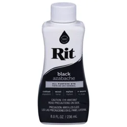 Rit Black Number 15 Liquid Fabric Dye - 8 Fz