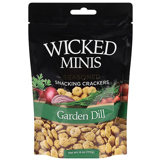 slide 1 of 1, Wicked Mix Crackers Oystr Grdn Dill - 6 Oz, 6 oz