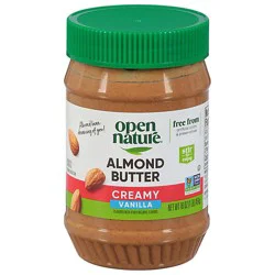 Open Nature Almond Butter Creamy Vanilla - 16 Oz