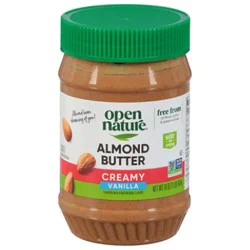 Open Nature Almond Butter Creamy Vanilla - 16 Oz
