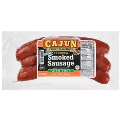 Cajun Family Traditions Pork Smoked Sausage - 16 Oz