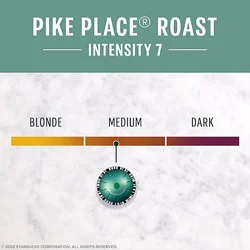 Starbucks Medium Roast Pike Place Roast Coffee Capsules For Nespresso Vertuo Box 8 Count - Each