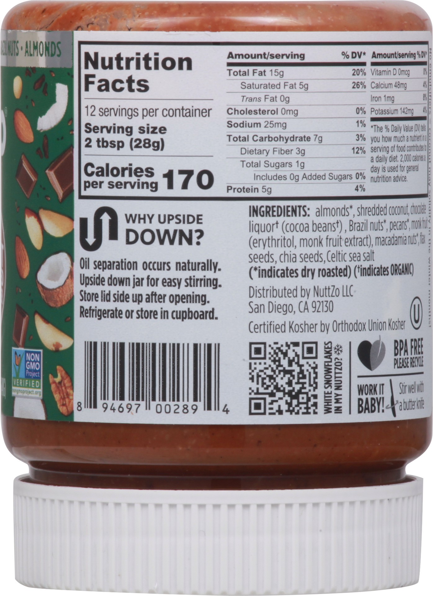slide 4 of 11, Nuttzo Nut & Seed Butter Choc Keto Ntrl - 12 Oz, 12 oz