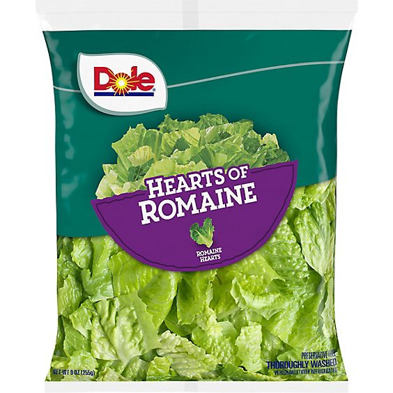 slide 1 of 7, Dole Romaine Hearts Blend - Each, 9 oz
