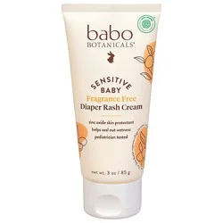 Babo Botanicals Sen Bby Ff Zinc Dper Crm - 3 Oz