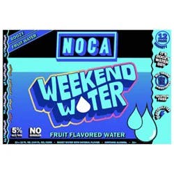 Noca Spiked Water In Cans - 12-12 Fz