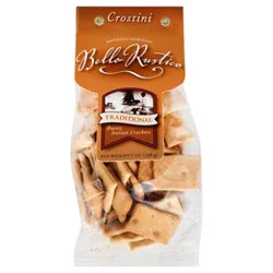 Bello Rustico Italian Crostini Crackers Traditional - 7 Oz