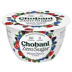 Chobani Zero Sugar Mixed Berry - 5.3 Oz