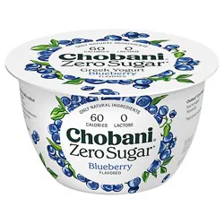 Chobani Zero Sugar Blueberry - 5.3 Oz