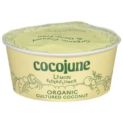 Cocojune Org Lemon Eldrfwr Yogurt - 4 Oz