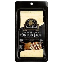 Boars Head Pre Sliced Caramelized Onion Jack Cheese - 8 Oz