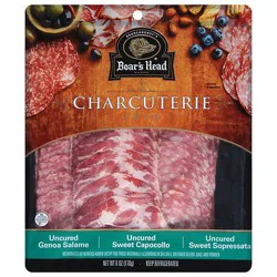 Boars Head Charcuterie Tray Sopressata Capocollo & Salame Trio - 6 Oz