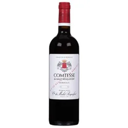 Comtesse De Malet Roquefort Bordeaux Rouge Wine - 750 Ml