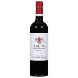 Comtesse De Malet Roquefort Bordeaux Rouge Wine - 750 Ml