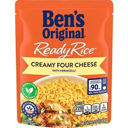 Ben's Original Ready Creamy Four Cheese Flavored Rice Pouch - 8.5 Oz