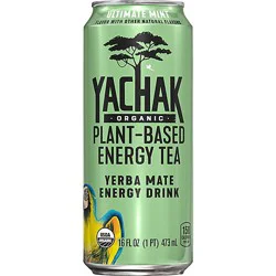 Yachak Organic Yerba Mate Plant Based Energy Tea Ultimate Mint Flavor - 16 Fz