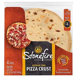 Stonefire Us Thin Pizza Crust - 16.2 Oz