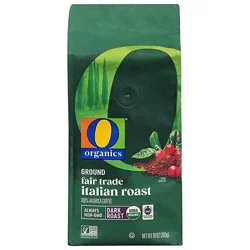O Organics Coffee Italian Roast Ground - 10 Oz