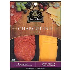 Boars Head Bh Charcuterie Pepperoni And Vermont Cheddar Duo Pack - 6 Oz