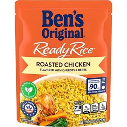 Ben's Original Ready Roasted Chicken Flavored Rice With Carrots And Herbs Pouch - 8.8 Oz