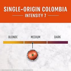 Starbucks Medium Roast Colombia Coffee Capsules For Nespresso Vertuo Box 8 Count - Each