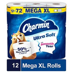 Charmin Ultra Soft Mega Xl Roll - 12 Count