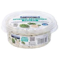 Waterfront Bistro Seafood Dip Crab Spinach Artichoke - 7 Oz