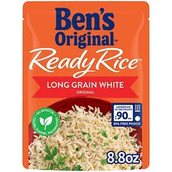Ben's Original Ready Long Grain White Rice Pouch - 8.8 Oz