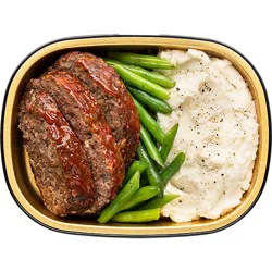 Readymeals Meatloaf With Green Beans & Mashed Potatoes - Ea