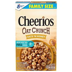 Cheerios Oats N Honey Oat Crunch Cereal - 24 Oz