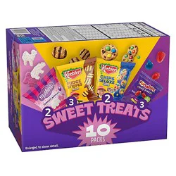 Keebler Sweet Treat Mix - Variety Pack 12 Packs Box - 11.4oz