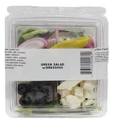Fresh Creative Cuisine Greek Salad With Dressing - 8.6 Oz