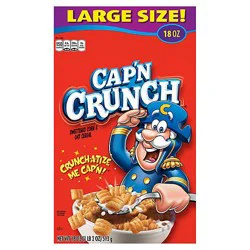 Quaker Capn Crunch Cereal - 18 Oz