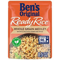 Ben's Original Ready Whole Grain Medley Brown And Wild Rice With Herbs And Spices Pouch - 8.5 Oz