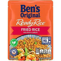 Ben's Original Ready Fried Rice With Peas And Carrots Pouch - 8.5 Oz