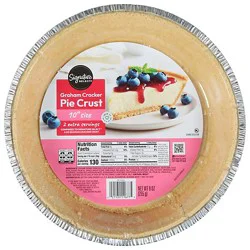 Signature Select Crust Pie Graham Cracker 10 In - 9 Oz