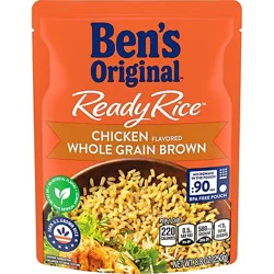 Ben's Original Ready Chicken Flavored Whole Grain Brown Rice Pouch - 8.8 Oz